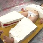 希少！石膏完全拘束やってみたい拷問フェチプレイ