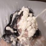 たっぷりの顔面生クリーム視界ゼロ女体盛りフェチプレイで犯す！