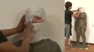 セメントと石膏でカカチコチに固められ完全拘束される夢の変態マミフィケーションフェチプレイ動画