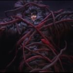 両手足十字架磔状態完全拘束│触手に生き埋めになるかわいそうなヒロピンフェチ変態動画