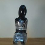 全身ラップ完全拘束ラバー呼吸制御拷問プレイ