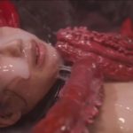 磔触手が絡まり拘束｜ローションまみれで苦しむヒロインピンチに萌える顔面ドロドロ変態メッシー動画