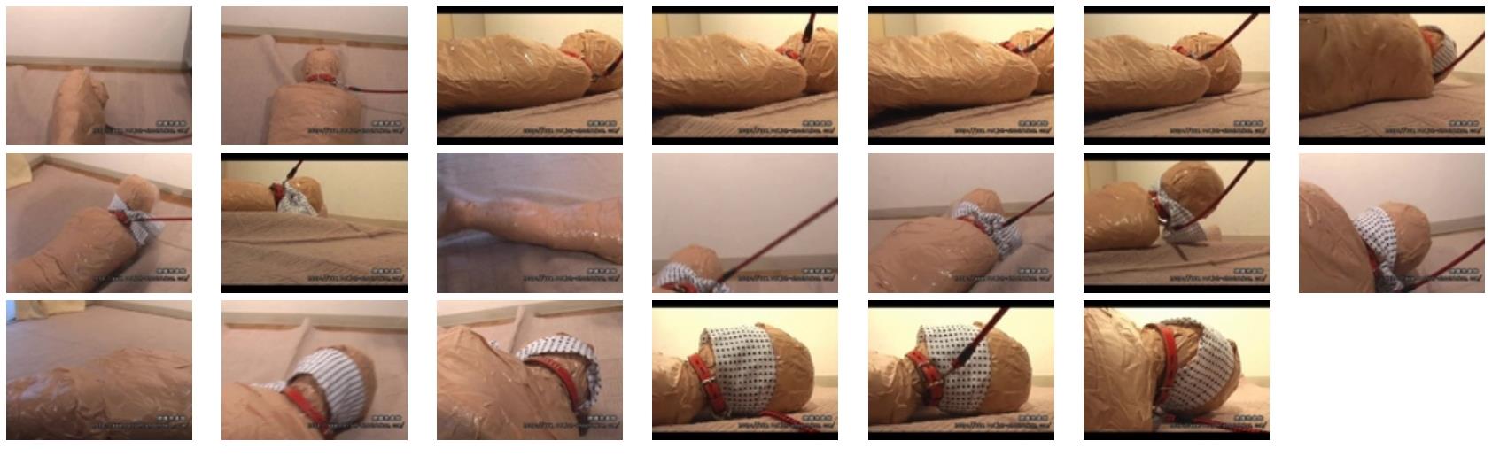 マミフィケーション 茶色テープぐるぐる巻き