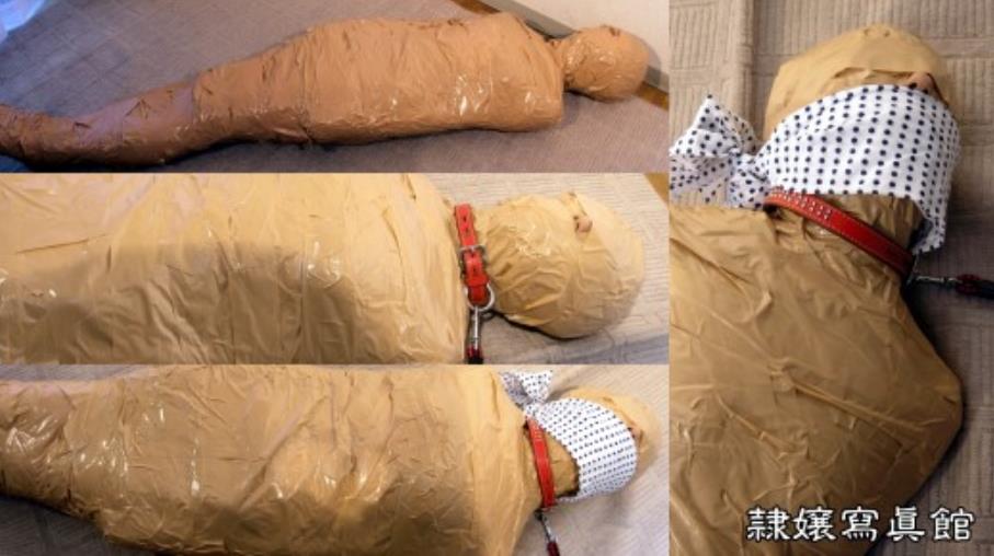 マミフィケーション 茶色テープぐるぐる巻き