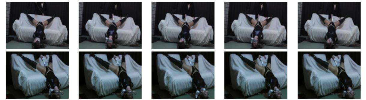 完全拘束逆さ磔拷問