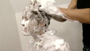 泡メッシーフェチ|顔面ドロドロ好き勝手される変態動画