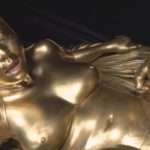 金粉メッシー│ムチムチのボディが黄金の光輝き美しい芸術変態フェチ動画