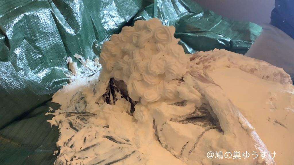 顔面山盛り生クリーム女体盛り