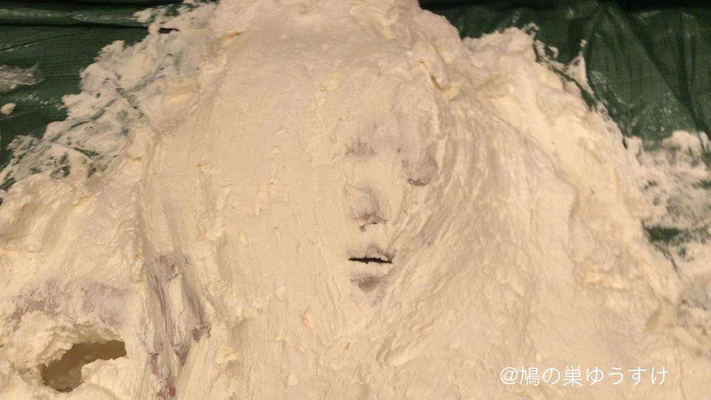 山盛り生クリーム女体盛り顔面生き埋めメッシー