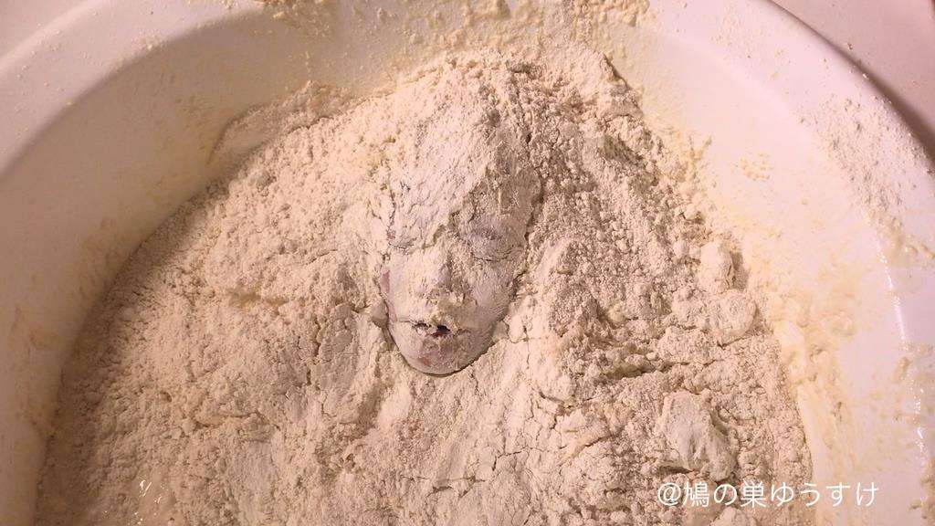 小麦粉生き埋めメッシー