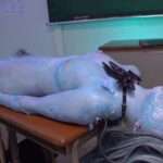 氷結固め完全拘束妄想フェチ│生き人形のように動けない特殊メイクの変態妄想動画