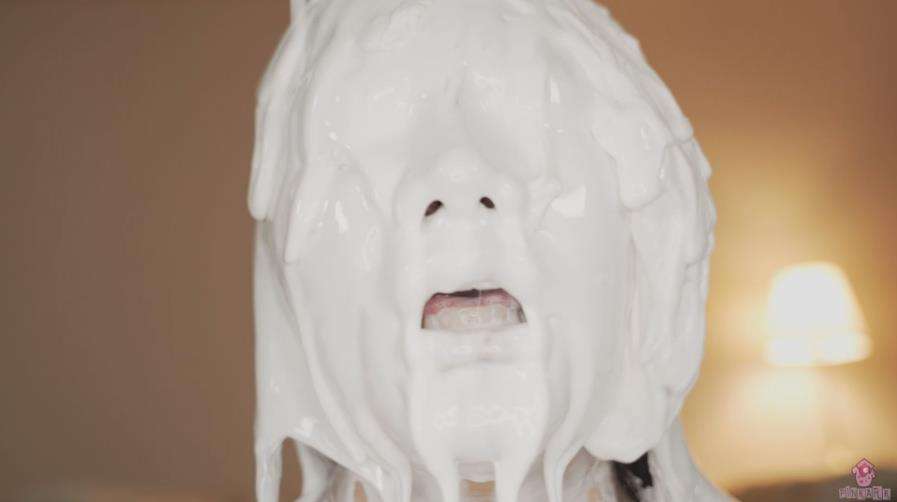 白いどろどろローションメッシー