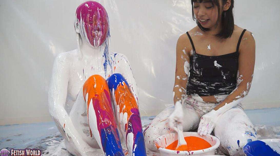 絵具ドロドロぶっかけメッシー