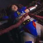 触手十字架磔完全拘束｜溶解液でバトルスーツが溶けていくシチュエーション変態フェチ動画