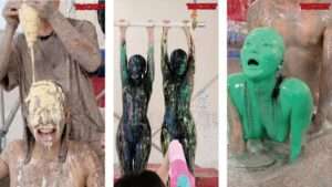 メッシー運動会|2023年年末に良い作品|全身グチャグチャのドロドロにまみれる姿に興奮変態フェチ動画