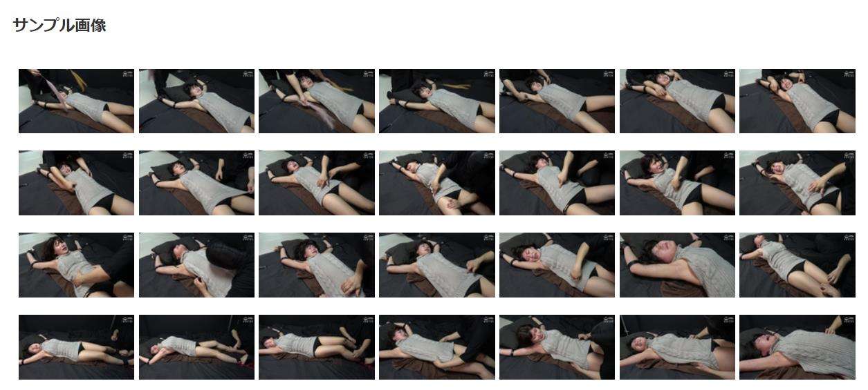 両手両足磔完全拘束くすぐり