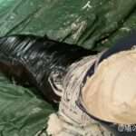 完全拘束マミフィケーション生クリーム顔面メッシー｜全身グルグル巻きに動けない状態で女は何を思う変態フェチ動画