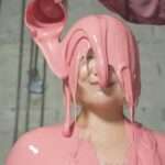 ペイントどろどろメッシー｜ペイントがゆっくりと女体を覆いつくすシチュエーションに興奮が止まらん変態フェチ動画