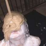 生クリームどろどろ女体盛りメッシー｜食材のまとわりつきが美しい変態フェチ動画