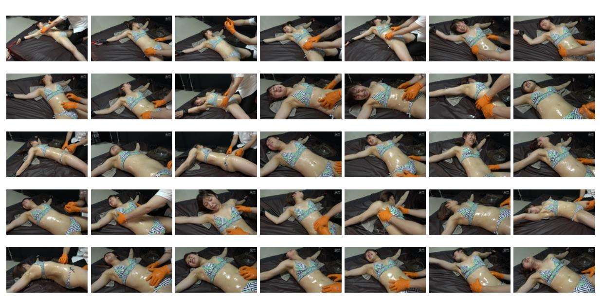 両手両足大の字完全拘束くすぐり拷問