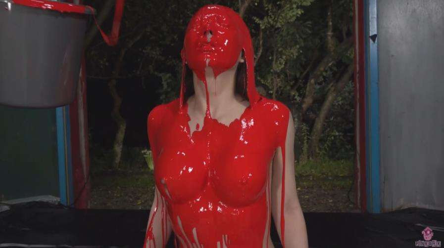 美女どろどろペイントメッシー