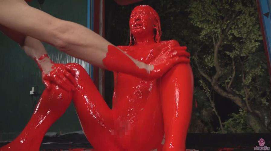 美女どろどろペイントメッシー