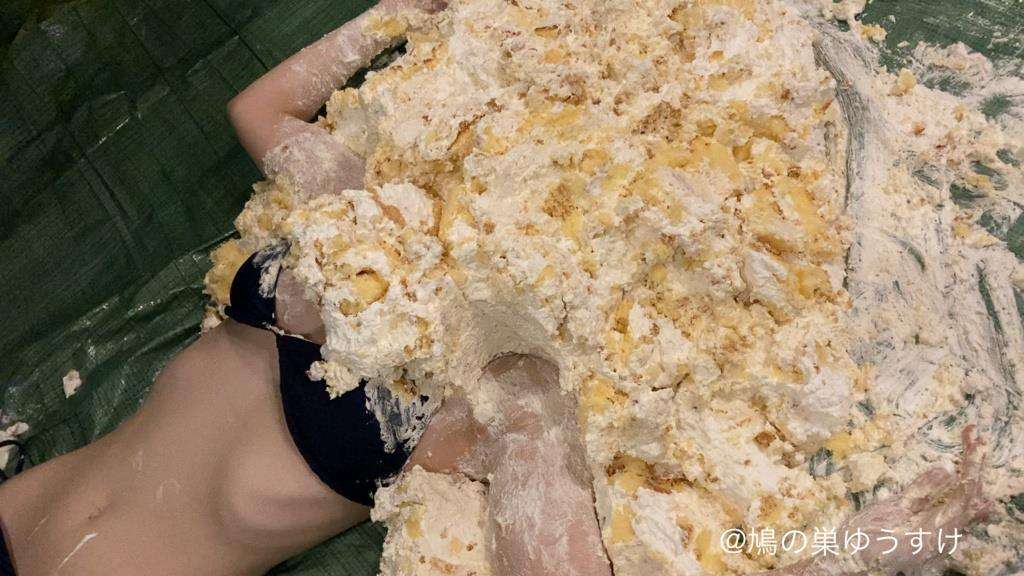 顔面山盛りケーキメッシー生き埋め閉じ込めの最高潮がここにある