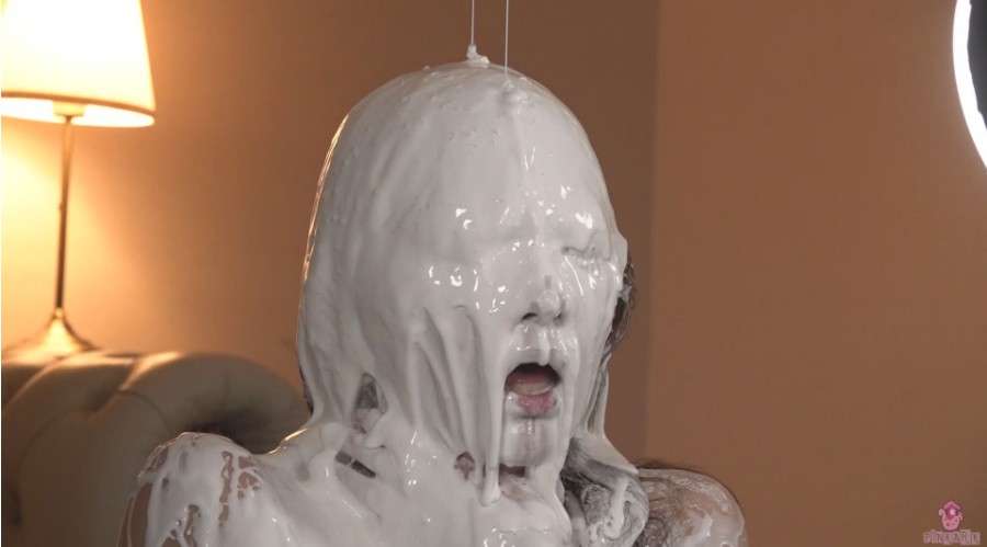 どろどろホワイトローションメッシー