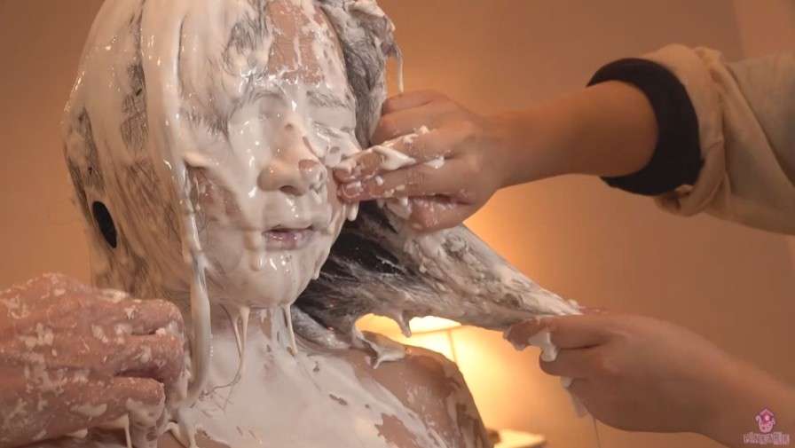 どろどろホワイトローションメッシー