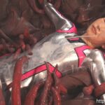 触手十字架両手両足磔完全拘束顔面ぶっかけメッシー｜逃げられないヒロインピンチ変態フェチ動画