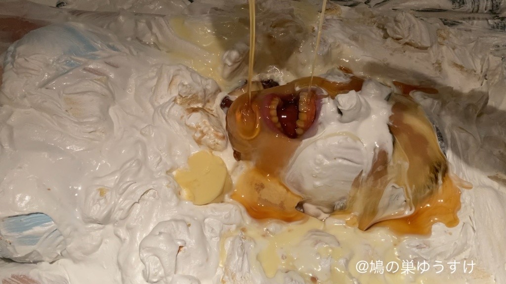 顔面盛り盛り食材女体盛りメッシー