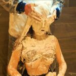 生クリームメッシー顔面ぶっかけ｜キレイな女性がオモチャにされドロドロになる変態フェチ動画