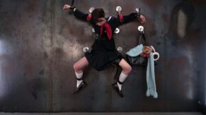 磔空中完全拘束｜宙吊りの画力が強すぎる身動き出来ない女をオモチャにするゾクゾクのシチュエーション