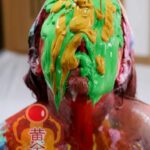 全身濃厚なドロドロペイントメッシー｜顔面から流れ落ちる姿に興奮する変態フェチ動画